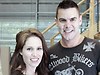 Amanda Harrison and Ben Mingay